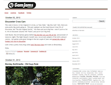 Tablet Screenshot of gamjams.net